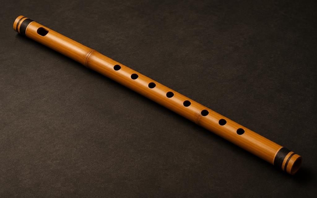 Carnatic bamboo venu flute